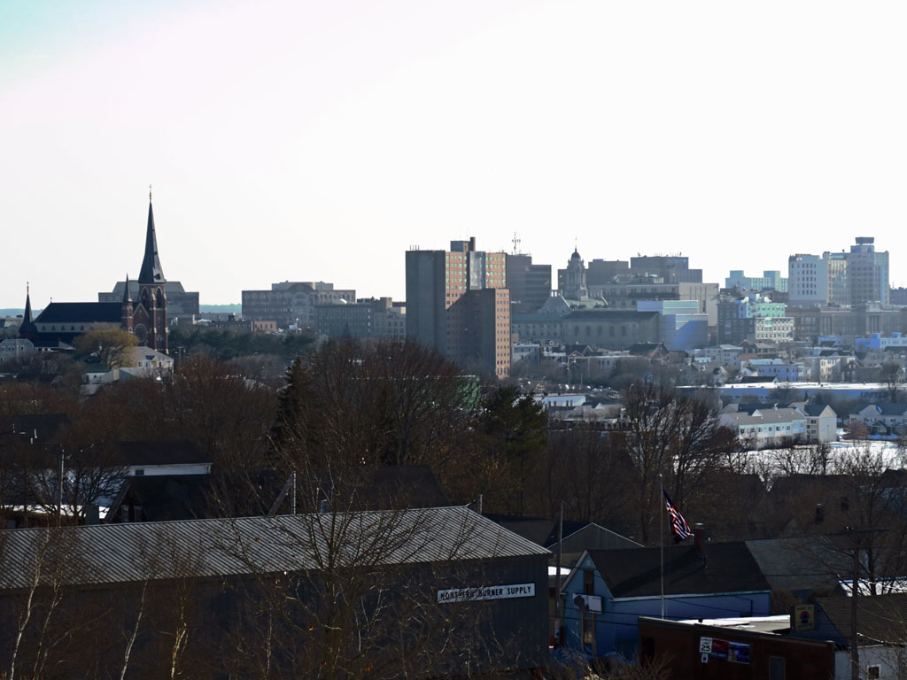 Portland Maine skyline photo